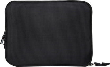 Double Layer Electronics Organizer/Travel Gadget Bag for Cables,Memory Cards,Flash Hard Drive and More,Fit for Ipad or Tablet(Up to 9.7")--Large, Black